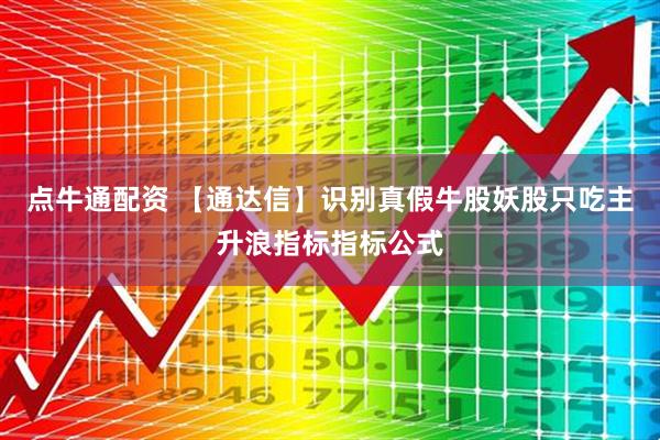 点牛通配资 【通达信】识别真假牛股妖股只吃主升浪指标指标公式