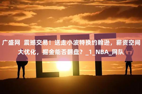 广盛网  震撼交易！送走小波特换约翰逊，薪资空间大优化，掘金能否翻盘？_1_NBA_网队